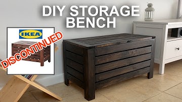 SIMPLE DIY INDOOR/OUTDOOR STORAGE BENCH