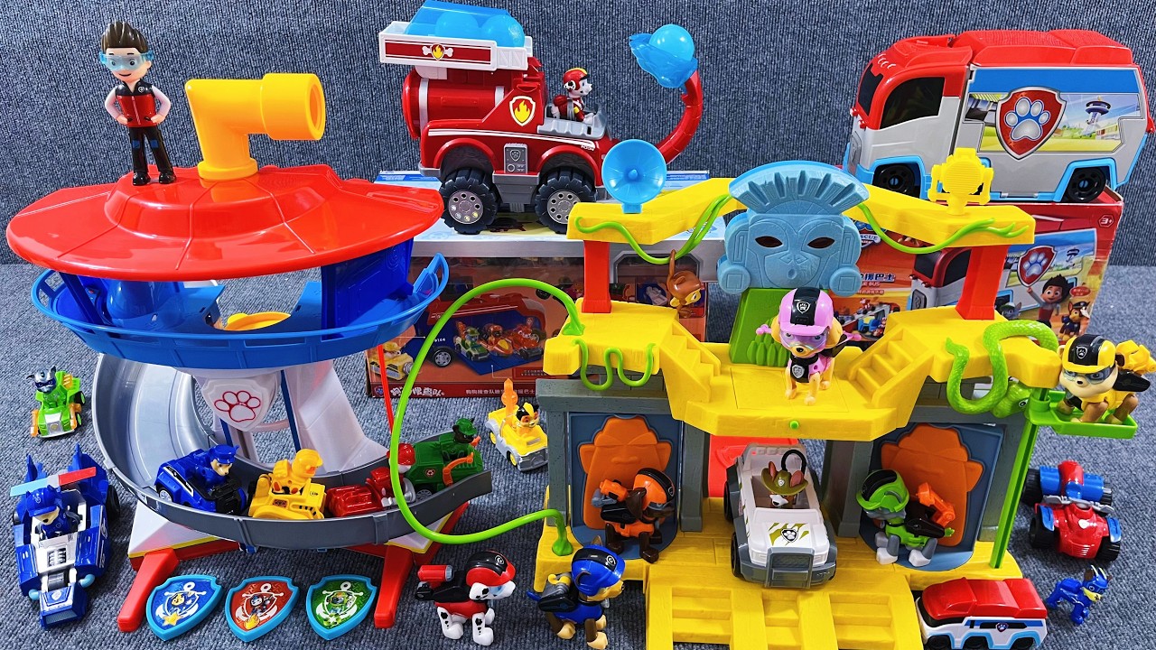 10 Minutes of Satisfying Unboxing | Cool Paw Patrol Adventure Rescue Set ASMR | Toy Review