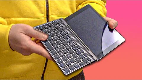 CODING ON SMOLEST LAPTOP EVER - Javascript lesson ...