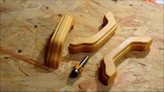 Simple wooden handles for furniture Homemade wooden handles for furniture.