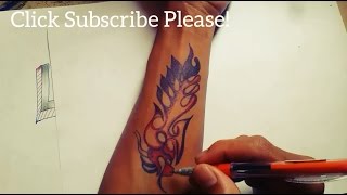 Hi everyone! today, i would like to show you xzhow draw a dragon
tattoo easily, and can try by yourself just only with your pens it
o...