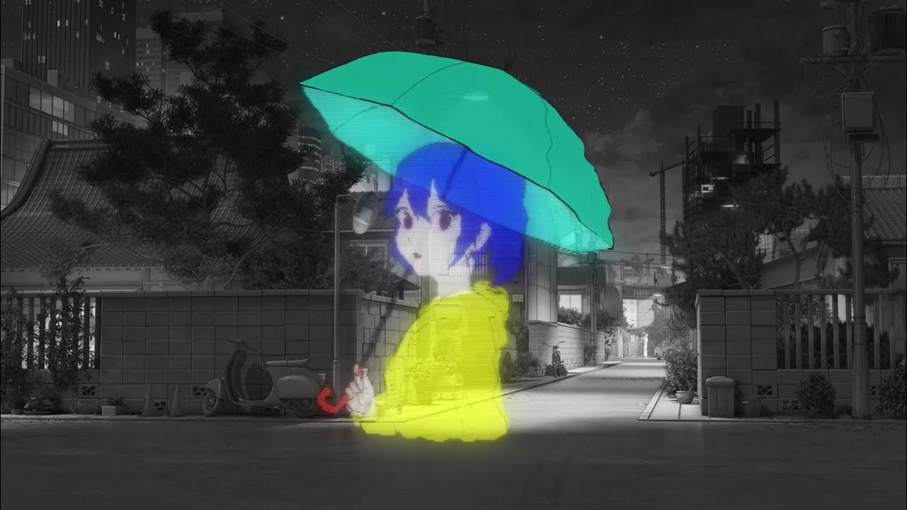 Anime VHS LoFi Spooky Ghost Girl Motion Graphics Krita & After