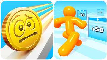 Popular Game Coin Rush Vs Tall Man Run 3D adventure  Max All Levels Android iOS Gameplay GH&*