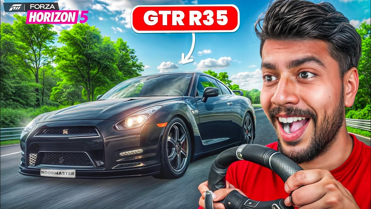 Unleashing The Nissan GTR R35 Black Edition in Forza Horizon 5