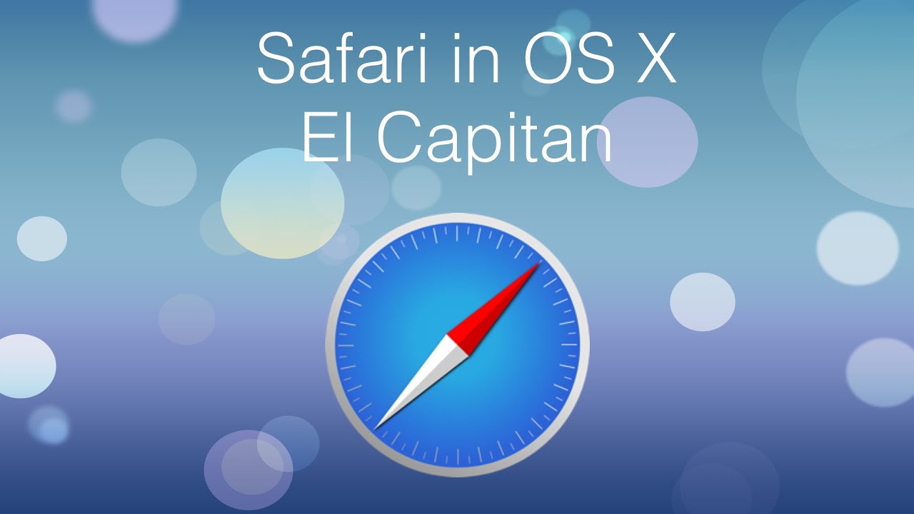 el capitan safari version