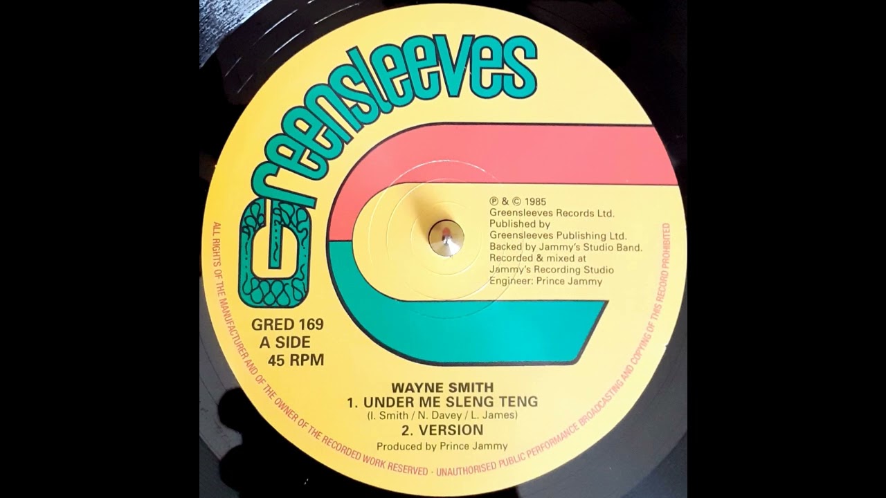 LP WAYNE SMITH SLENG TENG 1986年リリース Wayne Smith - Under Me Sleng Teng (7