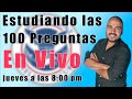 Entrevista de ciudadanía americana 🇺🇸 , Estudiando las 100 preguntas cívicas live 🇺🇸