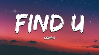 Conro - find u. (Lyrics)