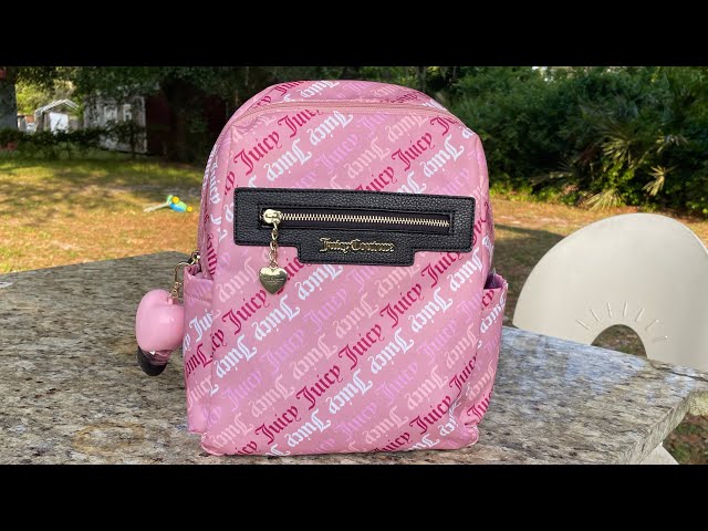 Juicy Couture Quilty Pleasures Backpack--New With Tags Juicy Couture Gothic Logo  main image 3