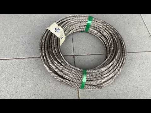 Video DÂY CÁP INOX 304, DÂY CÁP THÉP PHI 3MM, 4MM, 5MM, 6MM,... - youtube