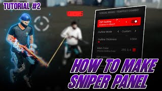 How To Make Sniper Panel | How to Make Free Fire PC Panel | Basic to Advance Series | TUTORIAL # 02 screenshot 5