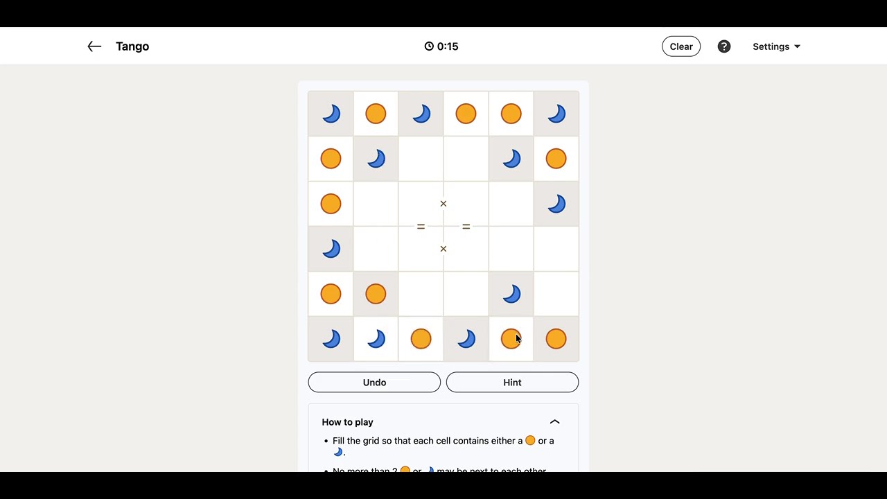 LinkedIn Tango Answer Today - Puzzle #485 | 4 February 2026