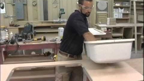 How to install Acrylic Sink in Laminate | Bondo Method | Karran Sink | Karran USA