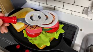 Toy ASMR 🥪 Beef Sandwich | Satisfying Play Kitchen screenshot 1