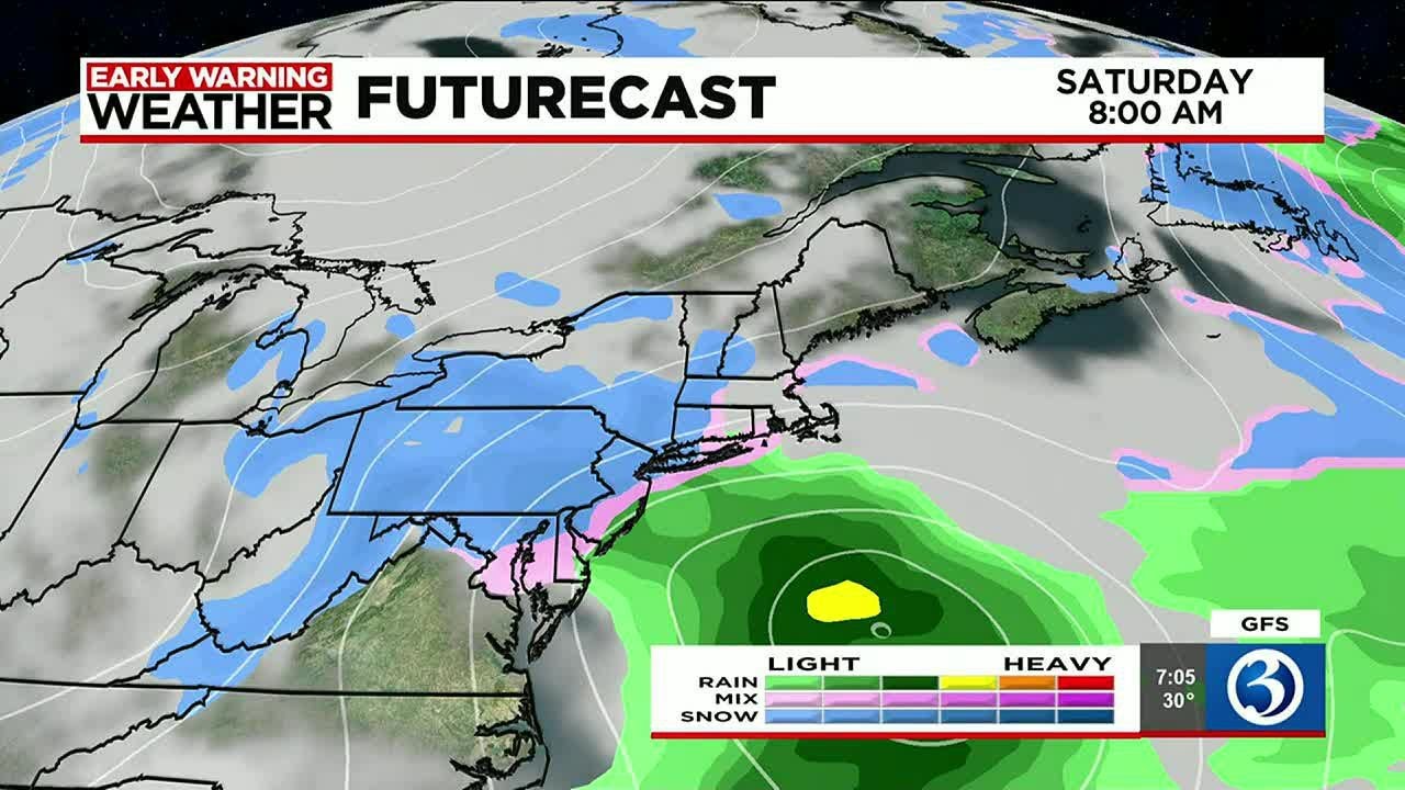 FORECAST: From breezy and seasonable to a potential weekend storm - YouTube