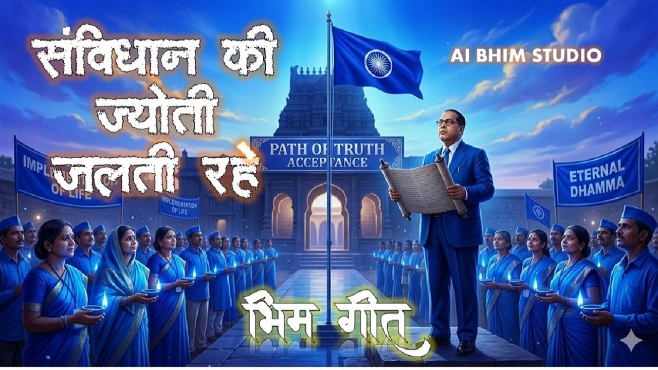 संविधान की ज्योति जलती रहे | Dr. Babasaheb Ambedkar New Song | AI Bhim Studio #ambedkar #song