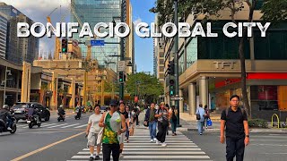 4K Walking Tour: BGC Manila in the Blazing Afternoon Sun ☀️