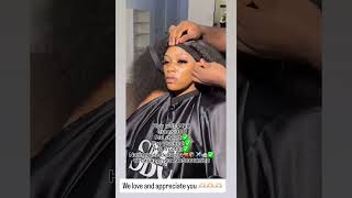 Ready to Wear Pixie Curl Frontal Install 🔥 Melted Perfectly!#usa#uk#hairmaxsingnature#wigs#luxury