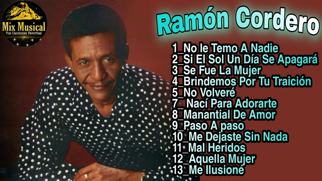 Ramon Cordero   Mix De Sus Mejores Canciones Bachata Romantica con sentimientos Vol 1