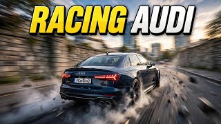 RACING MY AUDI AT 300KM/H IN CAR SIM 2 - INSANE SPEED! screenshot 1