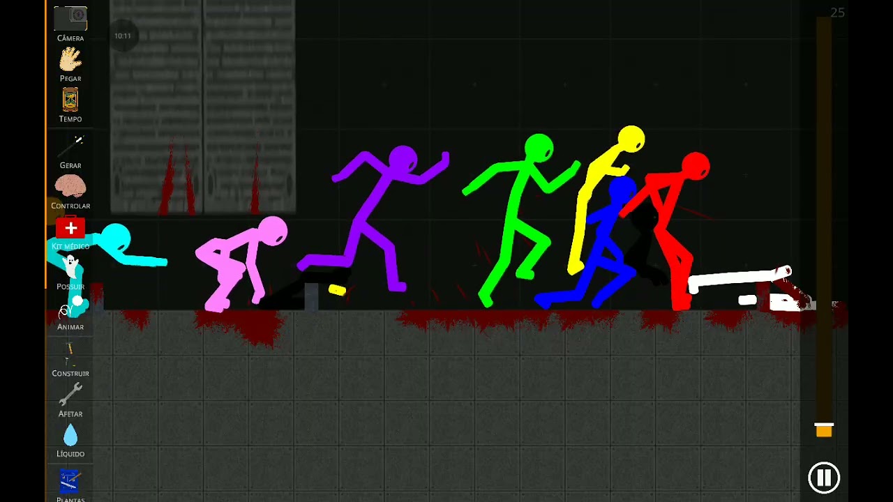 Desafio Corrida 🏃de Stickman colorido de todas as cores 