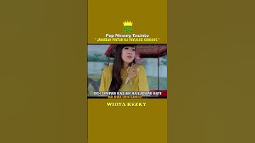 Pop minang - Jawaban Pintak ka payuang kuniang - Widya Rezky #shorts
