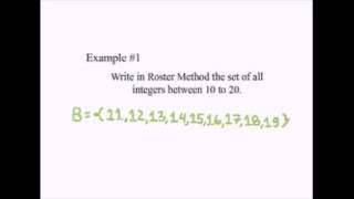Roster Method