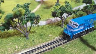 Kato SD80MAC N scale. Conrail Quality. with MRC DCC sound.
