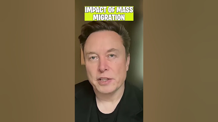 Elon Musk on impact of mass migration thumbnail