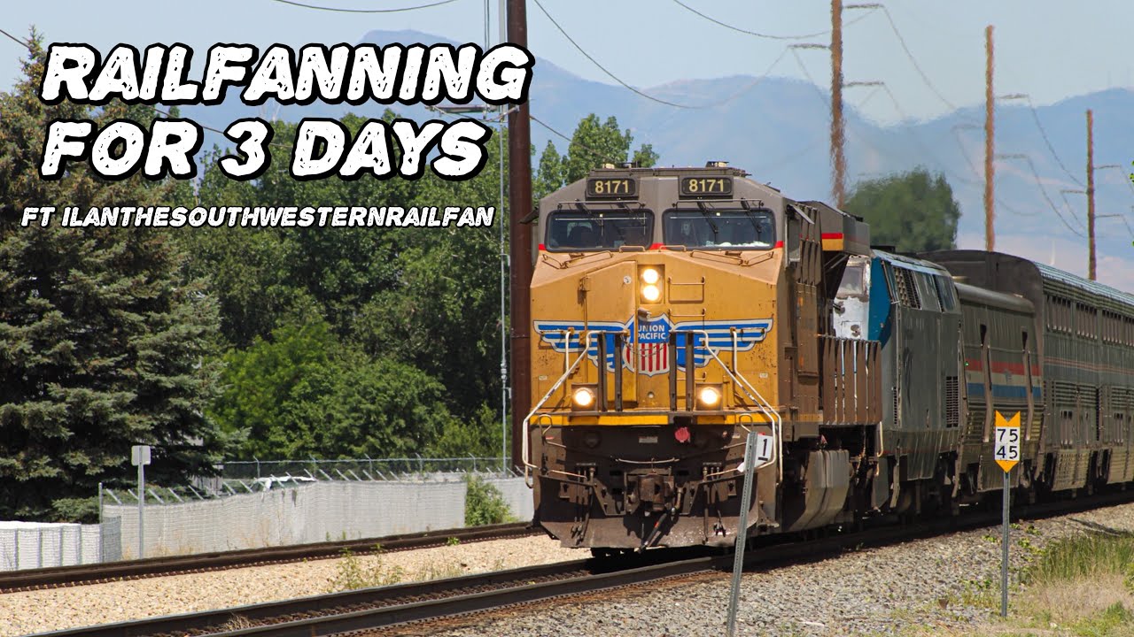 Railfanning at Lehi and north temple for 3 days ( FT @IlanTheSouthwesternRailfan )