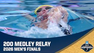 Meet Record In Mens 200 Medley Relay 2026 Ncaa Swimming Championships