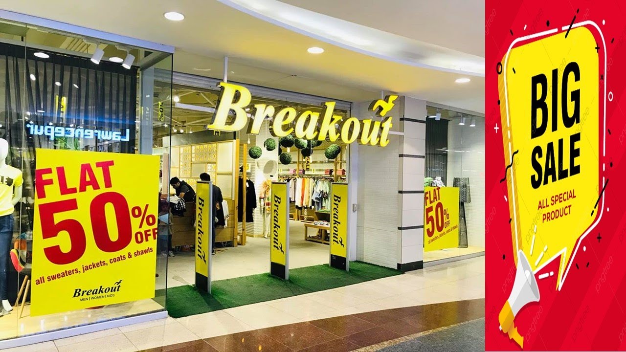Breakout Biggest Sale Flat 50% Off