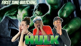 My Girlfriend watches *HULK* (2003) for the FIRST TIME | Movie REACTION w/ @AlmightyTrav