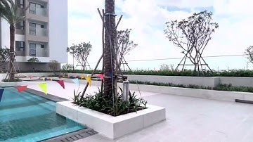 Review khách hàng nhận nhà căn hộ Q7 Saigon Riverside Complex ngày 18/7/2022,hồ bơi của dự án