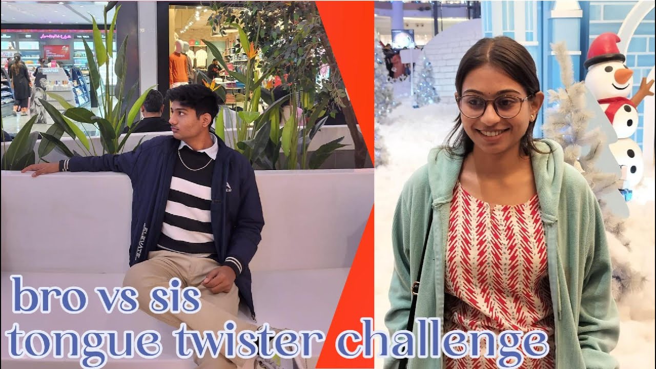 shri vlog ep6 tongue twister challenge