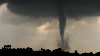 Arnett, OK Tornadoes May 18, 2025 (In 4K)! Spectacular Supercell Structure, Kansas Lightning!