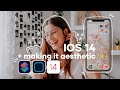 ✨ IOS 14 + MAKING IT AESTHETIC w/ widgetsmith & shortcuts✨ // step by step