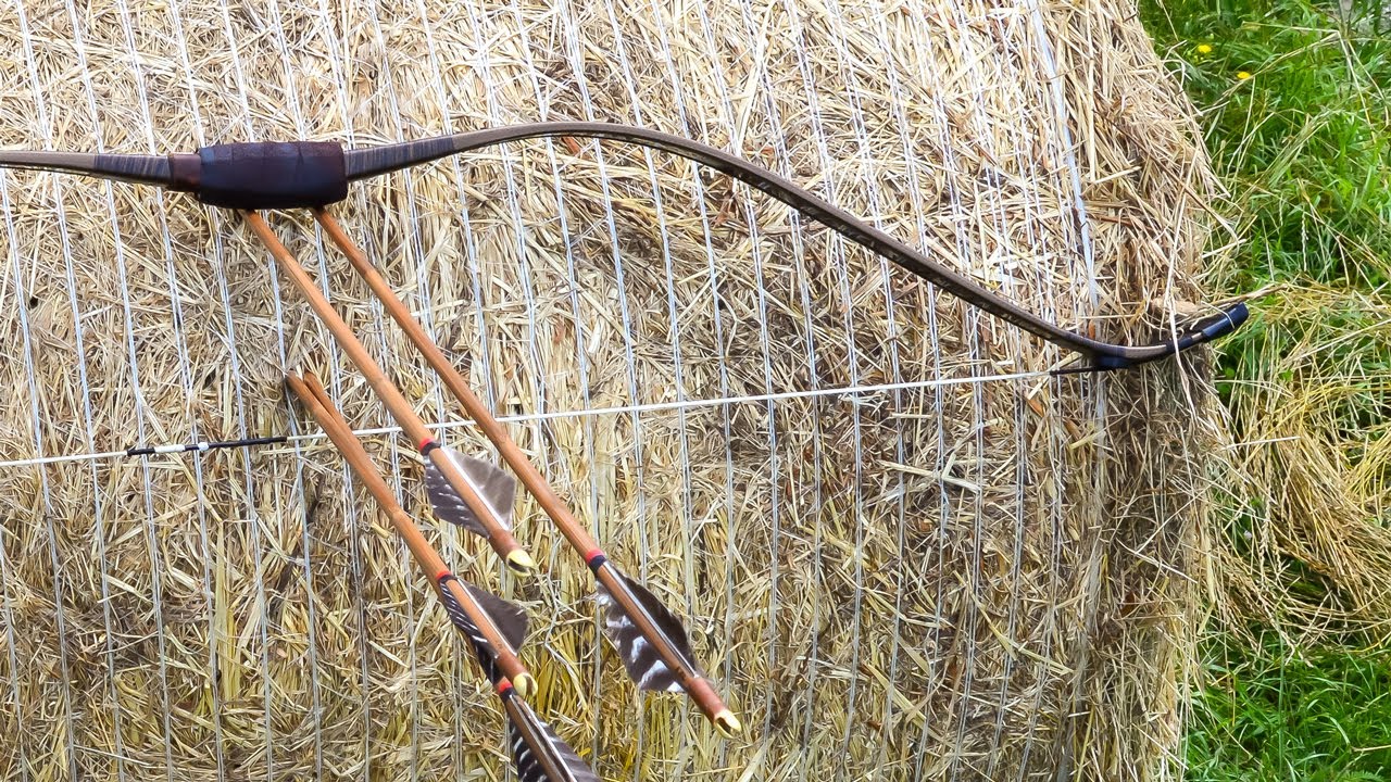 Thumb Draw Archery Practice Korean Bow & Whistling Bamboo Arrows