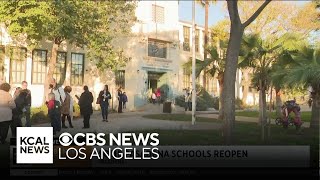 Some Pasadena schools reopen after Eaton Fire