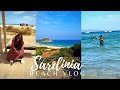 Ref:8OcmzgmmpoI Sardinian beaches vlog poetto beach chia beach