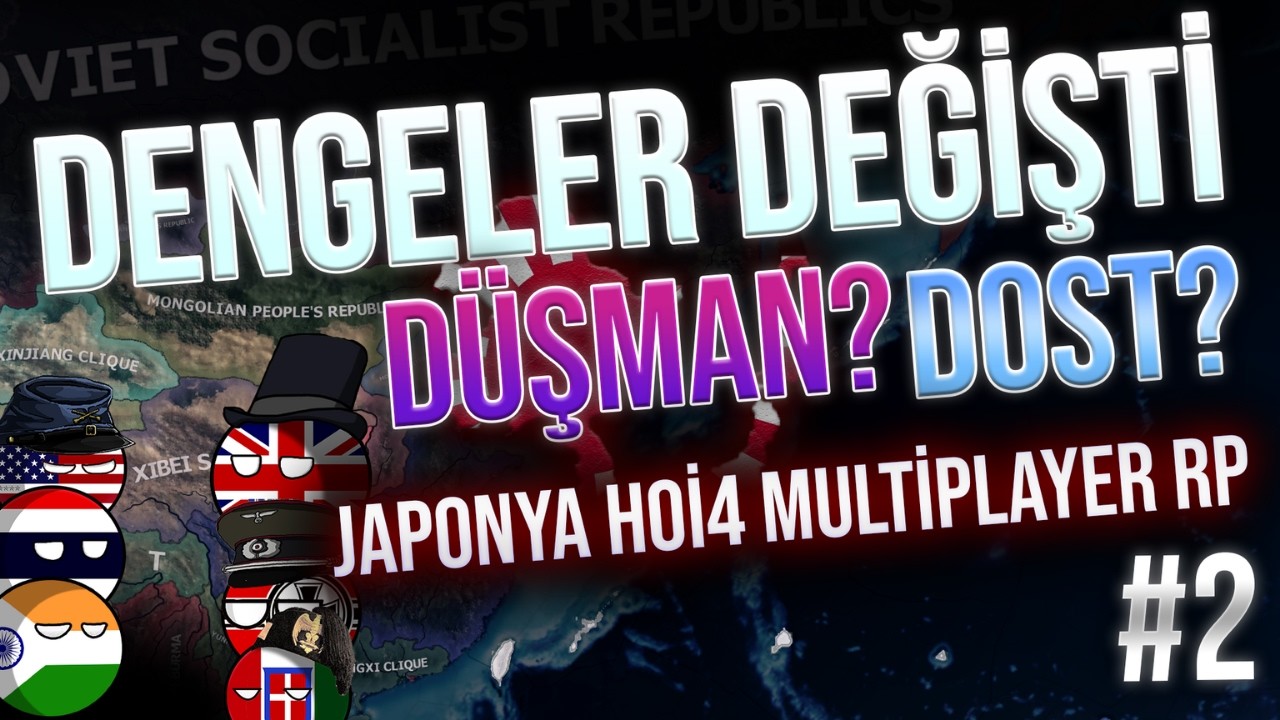 BİZ BALON DEĞİLİZ! | Hearts of Iron 4 - MULTIPLAYER | JAPONYA #2