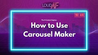How to Use Carousel Maker