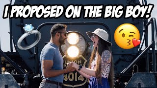 Epic Proposal On Big Boy 4014 Railroad Romance