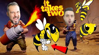 Dev arılar etrafımızı sardı! | PS5 It takes two Türkçe bölüm #4