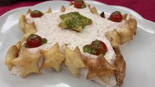 ANTIPASTO STELLA DI NATALE FACILE E VELOCE /QUICK AND EASY STARFISH STARTER