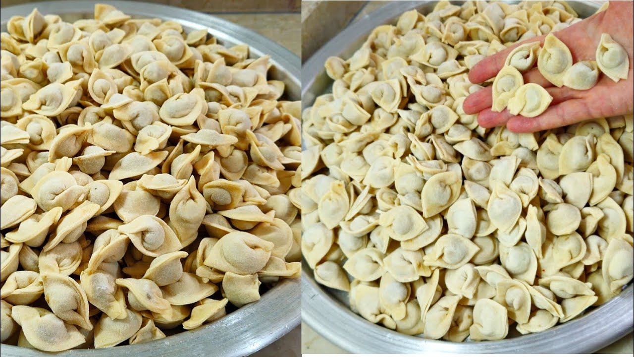👉MANTI YAPMAK ARTIK ÇOK DAHA KOLAY 👉BU YÖNTEMLE ÇABUCAK YAPIP BUZLUĞA ATIYORUM #trending #food