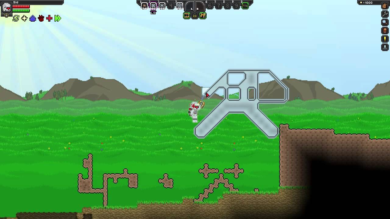 Starbound MadTulip's spaceship mod new tile render template - YouTube