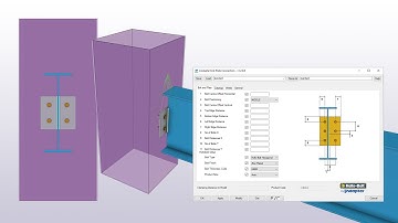 Tekla Structures 2022 – How to use the Lindapter end plate connection