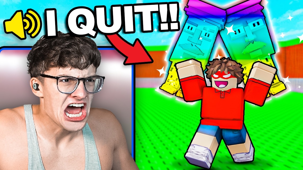 Stealing YouTuber's RAREST BRAINROTS Until He DELETES ROBLOX...