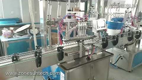 6 Nozzle Full Automatic Honey Liquid Paste Filling Machine